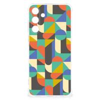 Samsung Galaxy A25 Doorzichtige Silicone Hoesje Funky Retro