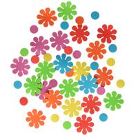 Knutselen/Hobby Crepla bloemen - zelfklevend - foam - 40x stuks - Plak bloemen Knutselen/Hobby Crepla bloemen - zelfklevend - foam - 40x stuks - Plak bloemen