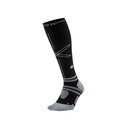 Stox Running Socks zwart/grijs heren