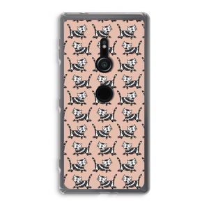 Zwarte poes: Sony Xperia XZ2 Transparant Hoesje