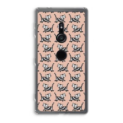 Zwarte poes: Sony Xperia XZ2 Transparant Hoesje
