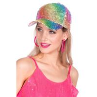 Baseball pet regenboog
