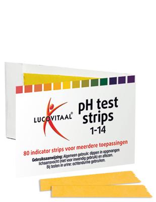 Lucovitaal Zuurbase PH test strips