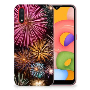 Samsung Galaxy A01 Silicone Back Cover Vuurwerk