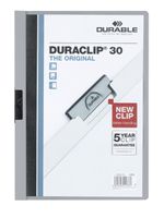 Durable Duraclip 30 stofklepmap PVC Grijs, Transparant - thumbnail