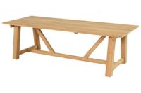 Fremont dining tafel teak 246 x 100 cm - Hartman