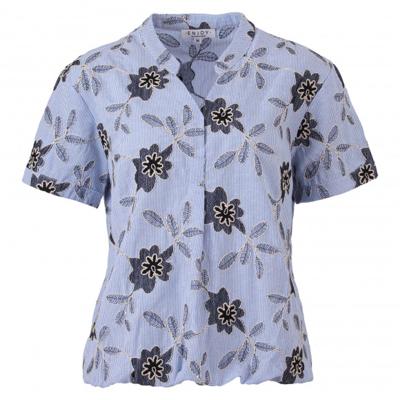 Enjoy - Blauw | Dames | Blouse | Blauw | L | regular | Kamst mode