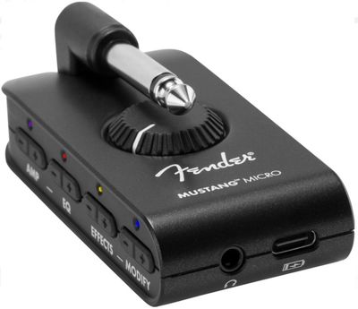 Fender Mustang Micro hoofdtelefoon gitaarversterker met bluetooth