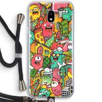 Vexx City: Samsung Galaxy J3 (2017) Transparant Hoesje met koord