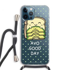 Avo Good Day: iPhone 12 Pro Max Transparant Hoesje met koord