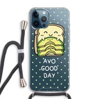 Avo Good Day: iPhone 12 Pro Max Transparant Hoesje met koord