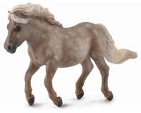 Collecta paarden: shetlandpony 10 cm appelschimmel - thumbnail