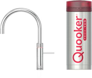 Quooker Fusion round met PRO3 boiler 3-in-1 kokend water kraan Chroom