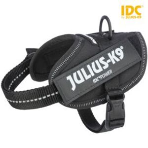 JULIUS K9 IDC POWER-HARNAS / TUIG VOOR LABELS ZWART MINI MINI/40-53 CM