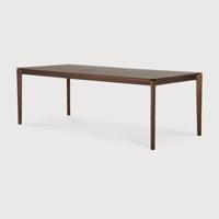 Ethnicraft Eettafel 'Bok' Gevernist Teakhout, 220 x 95cm