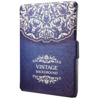 Dibase for Amazon Kindle Oasis 2017 7 inch European Flower Vine Print Horizontal Flip PU Leather Protective Case