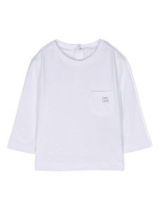 Douuod Kids t-shirt à logo imprimé - Blanc