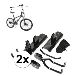 2x Fietslift / fiets ophangsysteem tot 4 meter