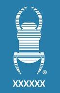 Travel bug - Sticker - 16,5 cm - Wit, decal