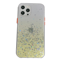 Samsung Galaxy S22 Plus hoesje - Backcover - Camerabescherming - Glitter - TPU - Geel