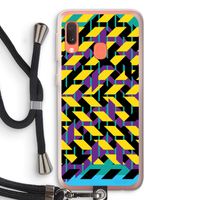 Skew Bee 3: Samsung Galaxy A20e Transparant Hoesje met koord