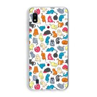Kleurrijke katten: Samsung Galaxy A10 Transparant Hoesje