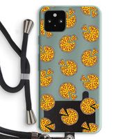 You Had Me At Pizza: Pixel 5a 5G Transparant Hoesje met koord