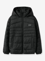 Gewatteerd donsjack met capuchon voor jongens NAME IT zwart