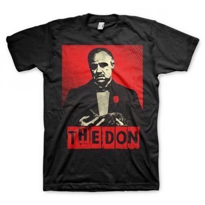 The Godfather The Don - t-shirt - heren - zwart - Maffia - Gangster - katoen