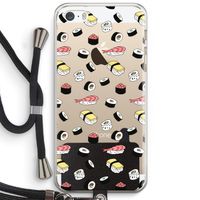 Sushi time: iPhone 5 / 5S / SE Transparant Hoesje met koord