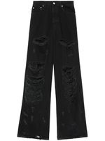 VETEMENTS jean ample à fini usé - Noir