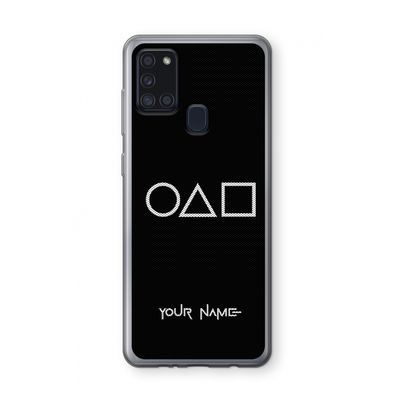 Squid Game: Samsung Galaxy A21s Transparant Hoesje