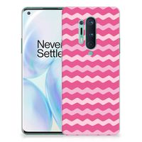 OnePlus 8 Pro TPU bumper Waves Pink - thumbnail