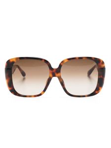 Linda Farrow lunettes de soleil Mima oversize - Marron