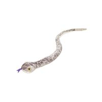 Pluche knuffel slang van 145 cm - Amerikaanse ratelslang - thumbnail