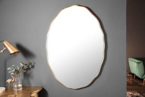 Elegante wandspiegel ELEGANCIA 100cm goud ovaal design - 40696