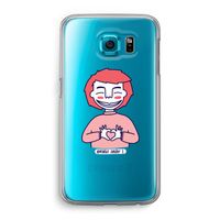 Hartje: Samsung Galaxy S6 Transparant Hoesje