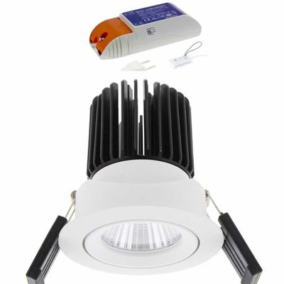 LED inbouwspot 13W 3000K 1150 lumen vast compleet Boreano 3