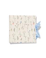 HEMA Fotoboek met strik 24x24.5 papier bloemen