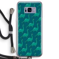 Diplodocus: Samsung Galaxy S8 Transparant Hoesje met koord