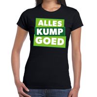 Alles kump goed zwart festival t-shirt dames - thumbnail