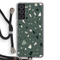 Terrazzo N°19: Samsung Galaxy S21 FE Transparant Hoesje met koord