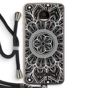 Roses Are Red: Motorola Moto Z Force Transparant Hoesje met koord