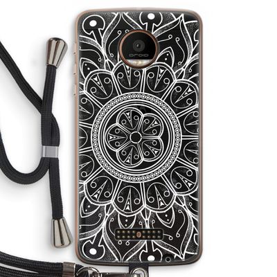 Roses Are Red: Motorola Moto Z Force Transparant Hoesje met koord