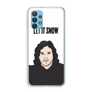Let It Snow: Samsung Galaxy A32 4G Transparant Hoesje