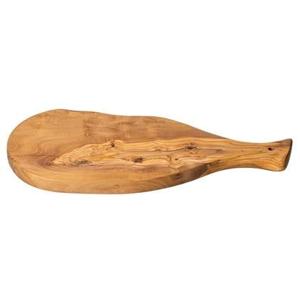 Cookinglife Serveerplank met handgreep Tunea - Olijfhout - 36 x 15 cm