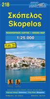 Wandelkaart - Wegenkaart - landkaart 218 Skopelos | Road Editions