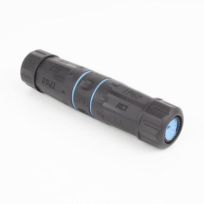 ACT SD6521 Outdoor CAT6A Koppelstuk Netwerkkabels | IP68 | Zwart