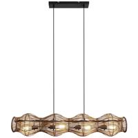 ECO-Light BAMBOO 9510 S4-D BA Hanglamp E27 Bamboe, Bruin