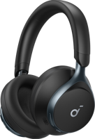 Soundcore Space One Headset Bedraad en draadloos Hoofdband Oproepen/muziek Bluetooth Zwart - thumbnail